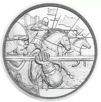 Autriche AUTRICHE 2020 - Les templiers - Courage - Série Chevalier 10 Euros Argent