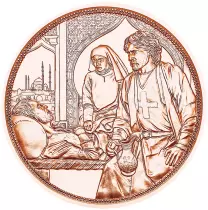 Autriche AUTRICHE 2021 - Les Chevaliers teutoniques - Fraternit&eacute; - S&eacute;rie Chevalier 10 Euros Cuivre