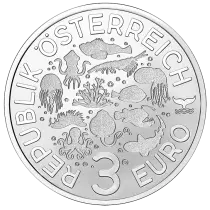 Autriche Baudroie - Nouvelle collection - Vie sous-marine - 3 Euros 2023