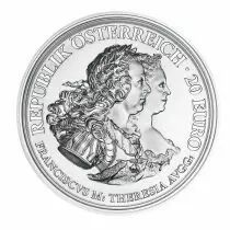 Autriche Imp&eacute;ratrice Marie-Th&eacute;r&egrave;se d\'Autriche - Justice et caract&egrave;re - 20 Euros Argent BE AUTRICHE 2017