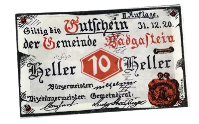 Autriche NOTGELD \ au hasard\  1 ex
