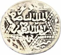 Ayyubids, Al-Nasir Yusuf - Silver Dirham, Al-Musta\'sim - 655 AH (1257) Aleppo