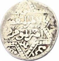 Ayyubids, Al-Nasir Yusuf - Silver Dirham, Al-Musta\'sim - 655 AH (1257) Aleppo