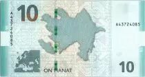 Azerbaidjan 10 Manat - Plan d\'une ville ancienne - 2018 (2019) - Neuf