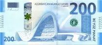 Azerbaidjan 200 Manat - Heydar Aliyev - Map of Azerbaïdjan - 2018 - P.37
