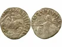 Azes II - Drachm - 35 BC / 5 Taxila ?