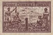 B A O 1 Franc - Marron - ND (1944) - P.34b