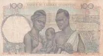 B A O 100 Francs - Femme avec fruits, famille - 16-04-1948 - S&eacute;rie Z.4213 - P.40
