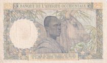 B A O 25 Francs - Femme, homme avec vache - 1943 - Série M.11708 - TTB+ - P.38