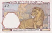 B A O 25 Francs - Homme et cheval, Lion - Chiffres rouges - 1942 - Série G.2554 - SUP - P.27