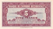 B A O 5 Francs - Africaine - 1942 - Lettre N - P.28a