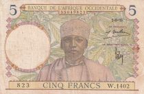 B A O 5 Francs - Caféier - Tisseran - 01-08-1935 - Série W.1402 - P.21