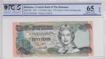 Bahamas 0.5 Dollar Elizabeth II - Marché - 2001 - PCGS 65 OPQ