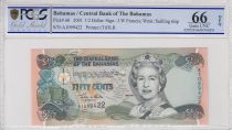 Bahamas 0.5 Dollar Elizabeth II - Marché - 2001 - PCGS 66 OPQ