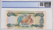 Bahamas 0.5 Dollar Elizabeth II - Marché - 2001 - PCGS 66 OPQ