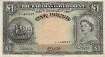 Bahamas 1 Pound - Elizabeth II - ND (1953) - P.15a