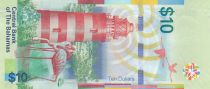 Bahamas 10 Dollars Sir Stafford Sands - Phare - 2016 - P.79 - Neuf