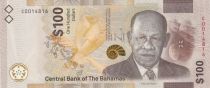 Bahamas 100 Dollars Arthur Dion Hanna - 2021 - UNC