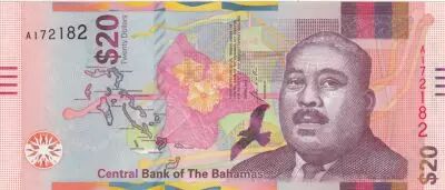 Bahamas 20 Dollars Milo B. Butler - Harbor, boats - 2018
