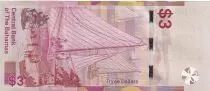 Bahamas 3 Dollars - Elisabeth II - Voiliers - 2019 - NEUF - Série de remplacement Z.