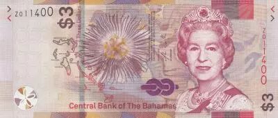 Bahamas 3 Dollars - Elizabeth II - Boats - 2019 - UNC - Remplacement serial Z.