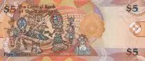 Bahamas 5 Dollars C. Wallace-Whitefield - Bailarines - 2013