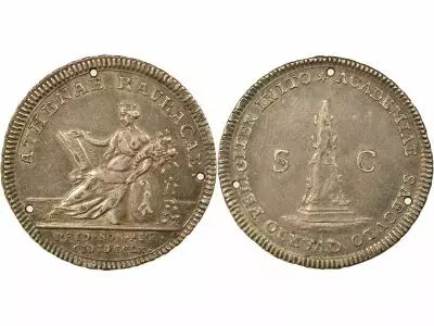 B�le Academy - Silver Token, 25th Anniversary - 1760 Pierced