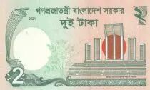 Bangladesch 2 Taka - M. Rahman - Monument - 2021