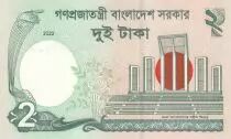 Bangladesch 2 Taka - M. Rahman - Monument - 2022