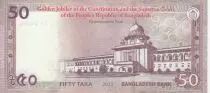 Bangladesch 50 Taka - Golden Jubilee of the Constitution and the Supreme Court - 2022