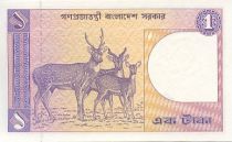 Bangladesh 1 Taka Deers
