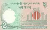 Bangladesh 2 Taka M. Rahman - Monument - 2018