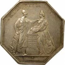 Bank of France -Silver Token - Year VIII, Hand (1845 / 1860)