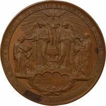 Baptism, First Communion, Confirmation ? Copper Medal, Borrel ? 1862