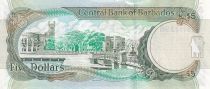 Barbade 5 Dollars - Sir F. Worrell - Trafalgar Square - 2007 - P.67a