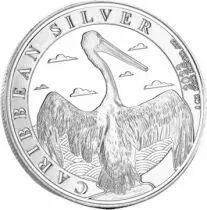 Barbade P&eacute;lican des Cara&iuml;bes - 1 once argent Barbade 2022