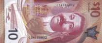 Barbados 10 Dollars  - Charles Duncan O\'Neal - 2022 - Serial C - P.NEW