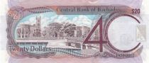 Barbados 20 Dollars S.J. Prescod - 40 years of Central Bank - 2012 - UNC - P.72