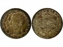 Baudouin - 50 Silver Francs, Royal Wedding - 1960 Brussels