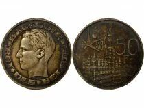 Baudouin - 50 Silver Francs, World Fair - 1958 Brussels