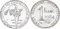 BCEAO 1 Franc Poids d\'or des Ashanti - 1984