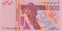 BCEAO 1000 Francs - Masque - Chameaux - 2018 - Lettre T ( Togo) - P.815Tr