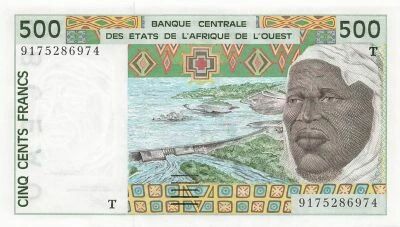 BCEAO 500 Francs - Togo - 1991 - P.810T