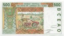BCEAO 500 Francs - Togo - 1991 - P.810T