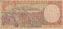 BEAC 2000 Francs - Fruits tropicaux - ND - (1993-1999) - Centrafrique - TB - P.303F