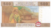 BEAC 500 Francs - Education - Village - 2002 - Lettre T (Congo) - P.106T
