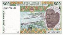 BEAC 500 Francs - Viel homme - Agriculture - 1996 - Lettre K (Sénégal) - P.710Kf
