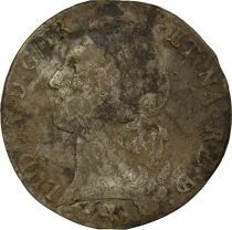 Bearn, Louis XV - Silver Ecu, with Headband - 1764 Pau