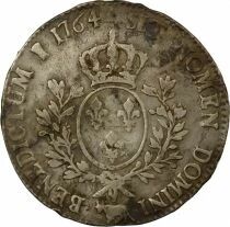 Bearn, Louis XV - Silver Ecu, with Headband - 1764 Pau