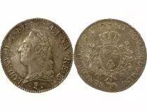 Bearn, Louis XV - Silver Ecu, with Old Bust - 1772 Pau